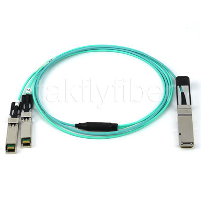 40G QSFP+ - 2*10G SFP+ AOC ケーブル