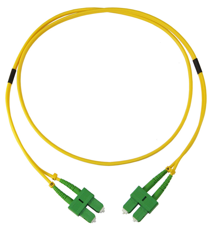電信級光ファイバーパッチケーブル PVC/LSZHジャケット 直径3.0mm 挿入損失が低い
