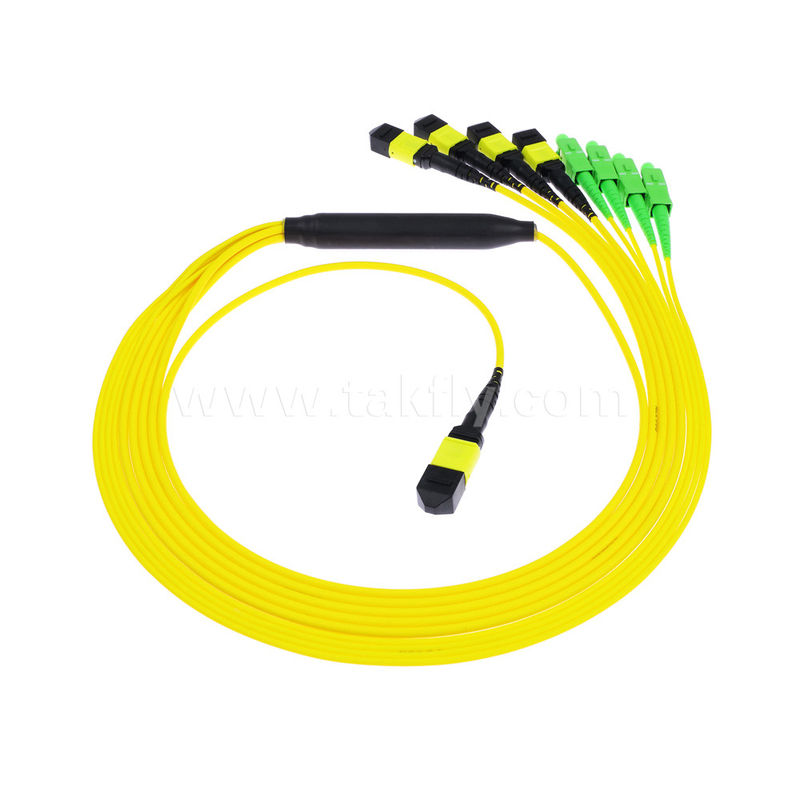 オプション MTP トランクケーブル MPO/MTP SC/LC/FC/ST/MPO データセンター用光ファイバーケーブル