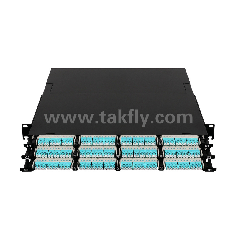 光ファイバーMPOカセット MTPパッチパネル 144コア データセンターのための超高密度 FTTX