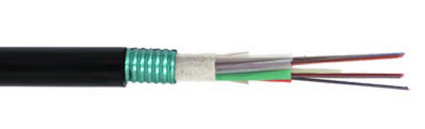 MDPE/HDPE 蓋付き GYTA 2-144F オプティカル・アウトドアケーブル