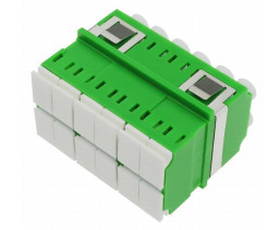 12 ポート 高密度 LC アダプタ ネットワーク用のシングルモードとマルチモード