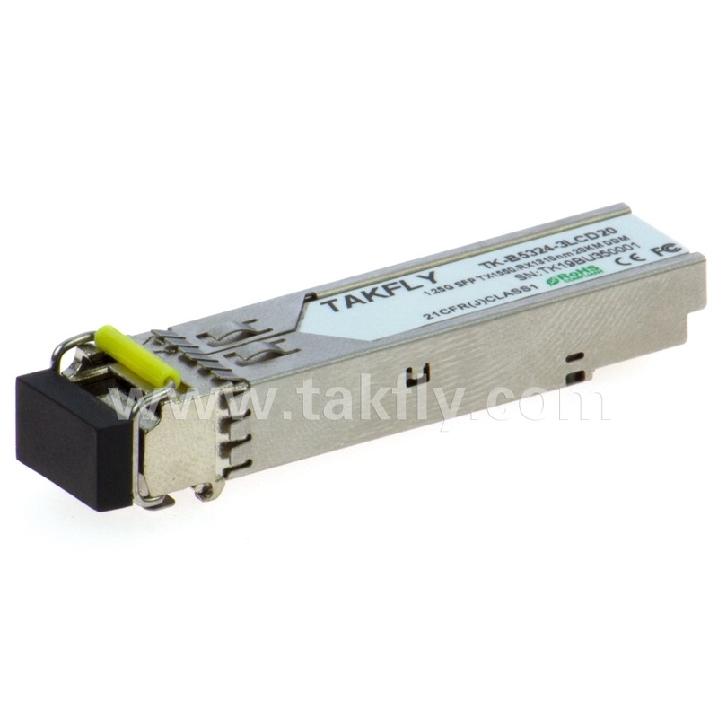 1.25G SFP BIDI Tx1550/Rx1310nm 20KM SMF DDM LC CISCO JUNIPER HUAWEI コンパティブル SFP オプティカルトランシーバーモジュール