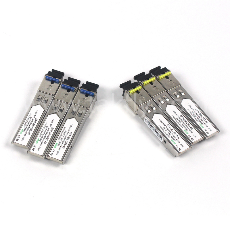 1.25G SFP BIDI オプティカルトランシーバーモジュール Tx1310/Rx1550nm 40KM SMF DDM LC CISCO JUNIPER HUAWEI コンパティブル