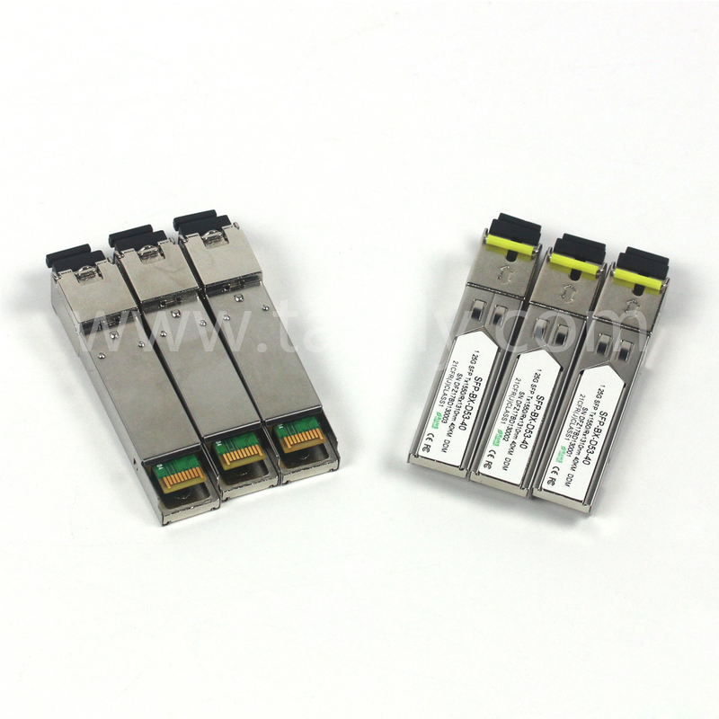 1.25G SFP BIDI オプティカルトランシーバーモジュール Tx1550/Rx1310nm 40KM SMF DDM LC CISCO JUNIPER HUAWEI コンパティブル