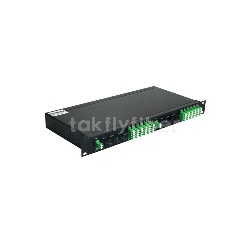 2x1:24 WDMフィルター PLC スプリッター GPON CATV 1U 19インチラックマウントパッチパネル