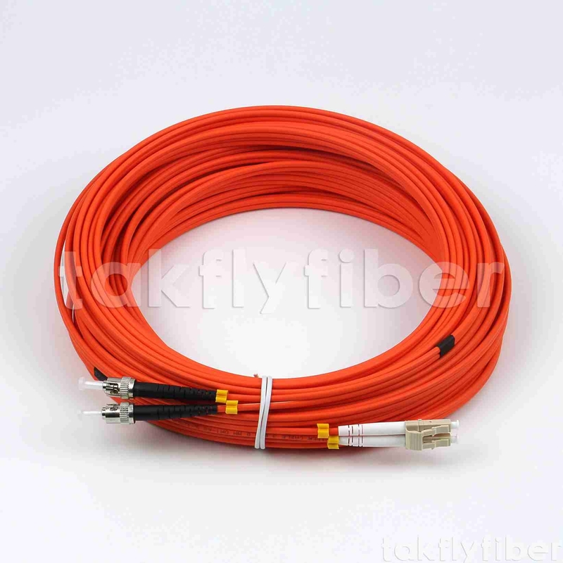 UPC MM デュプレックスファイバーパッチコード 3.0mm LSZH ST TO LC OM1 OM2 APC