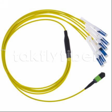 電気通信ネットワーク用耐久性MPO-CSパッチコード 干渉損失 ≤0.3dB ファイバー直径 50/125