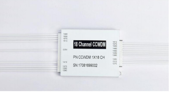 8 ch CCWDM コンパクト 粗波分断マルチプレクサー G657A1 ファイバーとTBDコネクタ