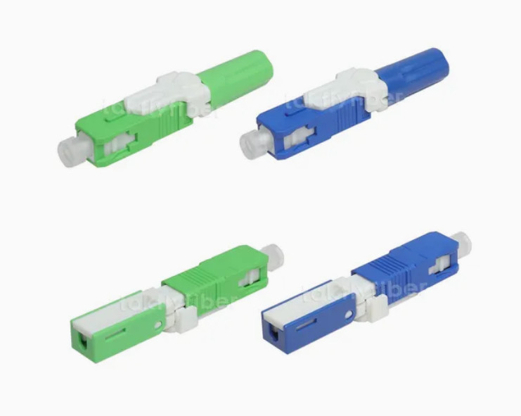 LCコネクタスタイル SCファイバー光光ケーブル用高速コネクタ 0.125mm ファイバー直径