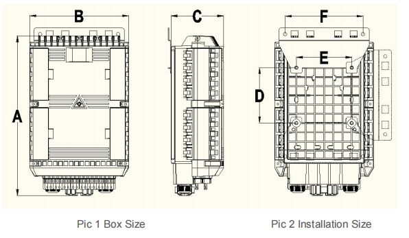 中国からの FTTx 通信ネットワーク システム用 FTKS-1708-24C-16F ファイバー終端ボックス