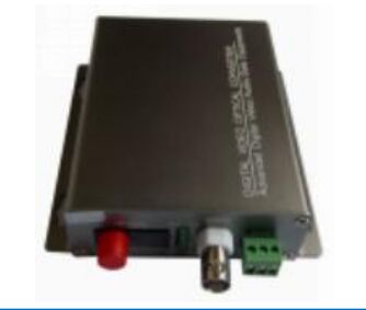 1 チャンネル ビデオ デジタル光コンバータ: AHD/CVI/TVI から BNC への光ファイバー ビデオ トランスミッター/レシーバー