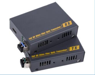 ビデオ ウォール コントローラー用の 4K HDMI 1.4 KVM 双方向光ファイバー ビデオ エクステンダー 225MHz