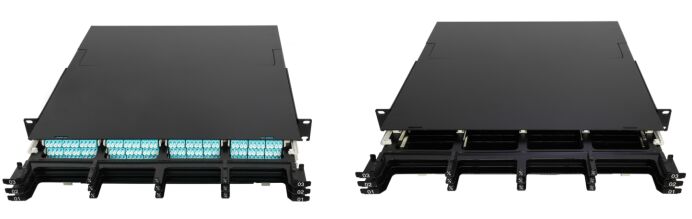 1U 2U 4U 高密度 MPO カセット パッチ パネル
