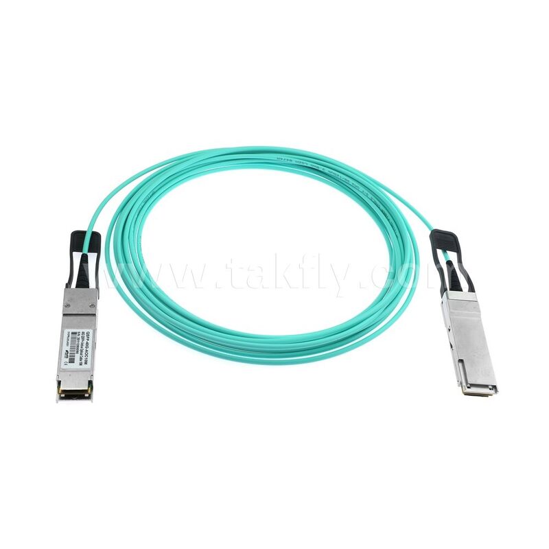 データセンターFTTH FTTX用アクティブ光ケーブルファイバーAOC 40G QSFP+ to 40G QSFP+