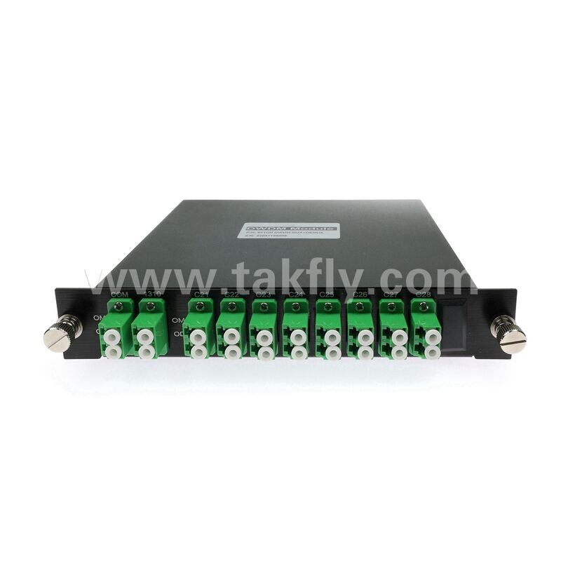 データセンター通信 5G用 光ファイバー DWDM 8+1ch MUX+DEMUX LGXモジュール