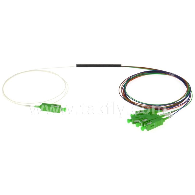 PLC スプリッタ 0.9 ミリメートル色コンセントミニ鋼管 SC APC/UPC 光ファイバーデータセンターテレコム FTTX