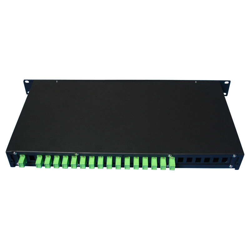 光ファイバー PLC スプリッターラック マウント シングルモード G657A SC APC/UPC データセンター 通信 FTTx