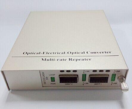 40G OEO ファイバー メディア コンバーター 3R リピーター QSFP+ から QSFP+ へ —— 高性能および効率