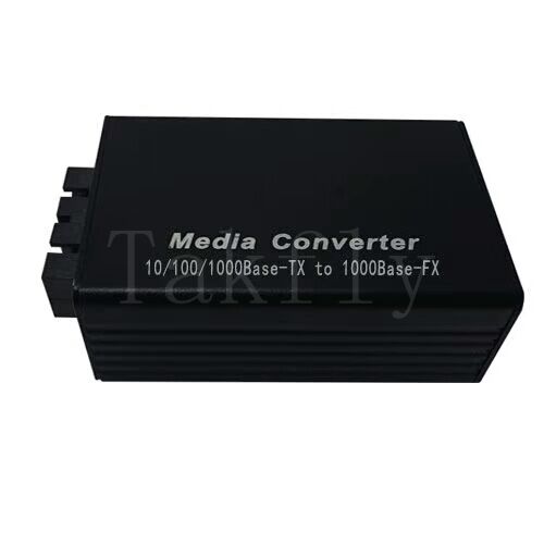 ミニ100M ファストイーサネットメディアコンバーター,10/100Base-TXから100Base-FX,アルミニウムハウジング,100kmまで拡張