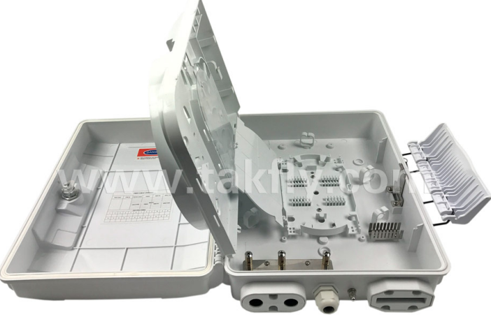 FTKS-1805-16K-24E-24H 中国からの FTTx 通信ネットワーク構築のための 24 ポートファイバー終端ボックス