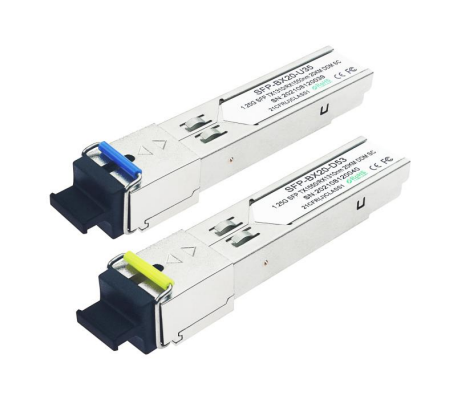 1.25Gbps SFP 双方向トランシーバー 20KM 伝送 Tx1310nm/Rx1550nm TK-B3512-3SCD20