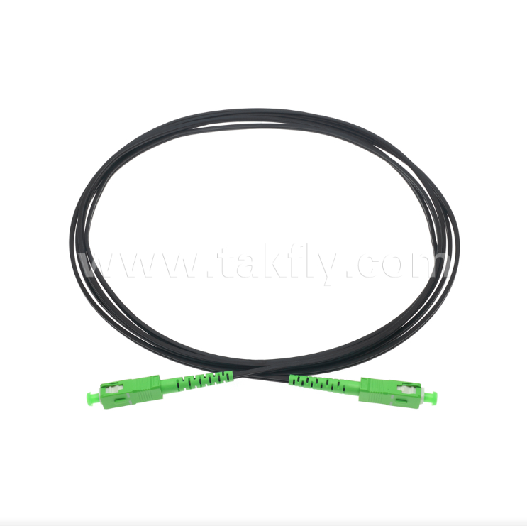 SC/APCからSC/APC FTTH 室内フラットドロップパッチコード - シンプル,事前終了,ビル内の迅速な展開のための振動防止