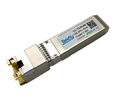 10G BASE-T SFP+ 銅線トランシーバー |高品質な光ファイバーネットワーク |(TK-T5-RJ45)