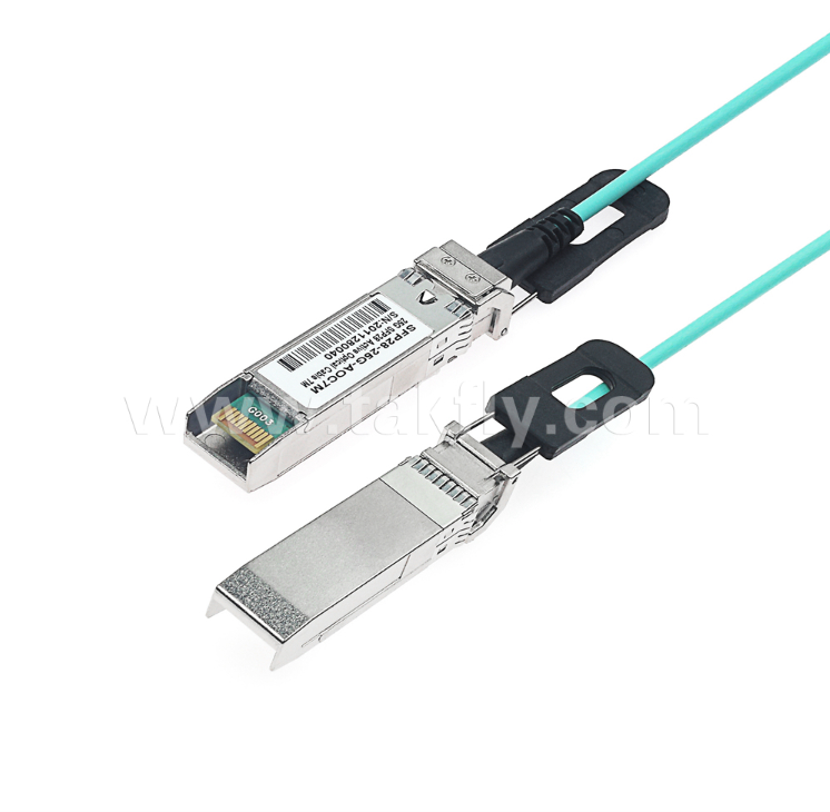 100G QSFP28 アクティブ光ケーブル (AOC) – 4×25G、最大104Gbps、3-70m、VCSELアレイ、低消費電力 <3.5W、QSFP28 - QSFP28