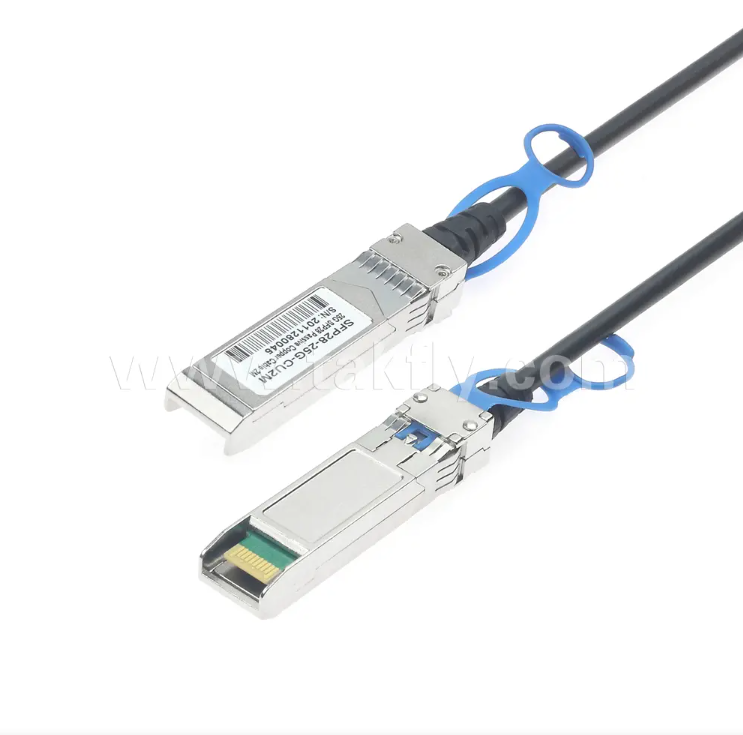 高性能25G SFP28 DAC – 25GbEスイッチおよびデータセンターネットワークに最適