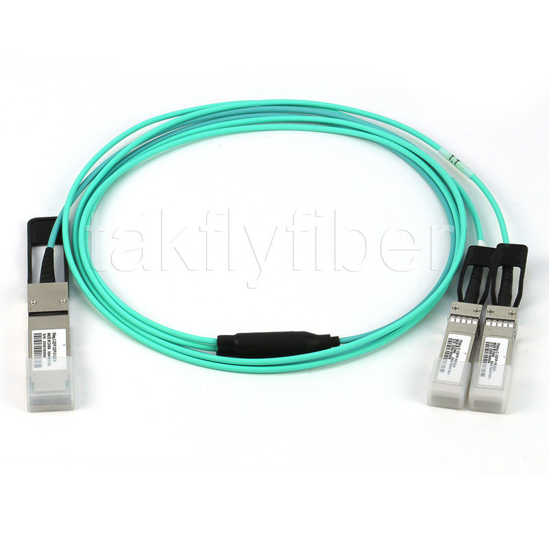 40G QSFP+ - 2*10G SFP+ AOC ケーブル
