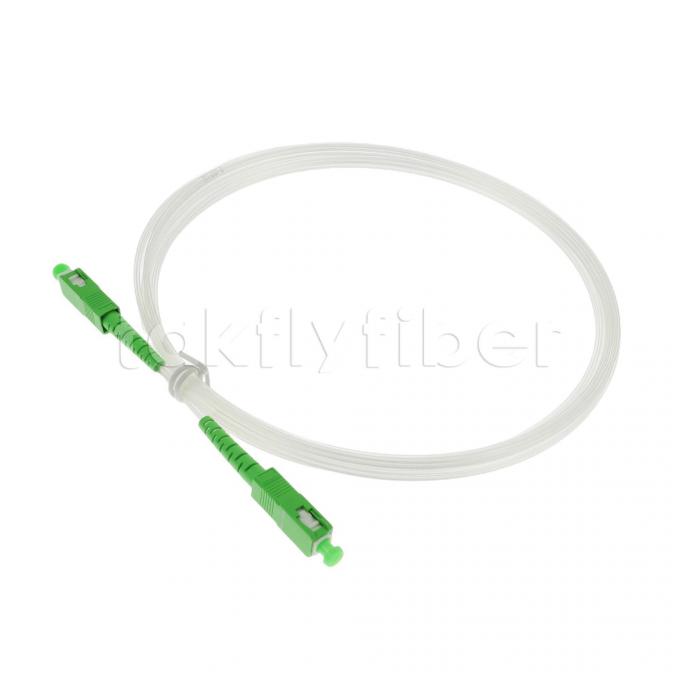 FTTH 2.0Ã3.0mm Transparent Invisible Indoor Fiber Optic Patchcord features