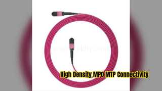 データセンター向け高密度 MPO MTP OM4 ファイバー パッチ コード