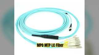 MPO MTP LC ファイバー パッチ コード高速データ